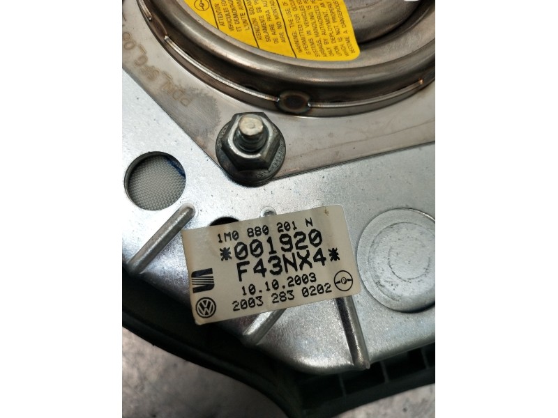Recambio de airbag delantero izquierdo para seat leon (1m1) 1.9 tdi referencia OEM IAM 001920F43NX4  1999