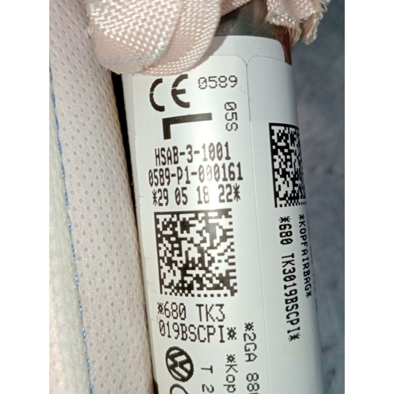 Recambio de airbag cortina delantero izquierdo para volkswagen t-roc (a11, d11) 1.5 tsi 4motion referencia OEM IAM 2GA880741E 05