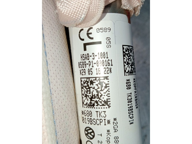 Recambio de airbag cortina delantero izquierdo para volkswagen t-roc (a11, d11) 1.5 tsi 4motion referencia OEM IAM 2GA880741E 05