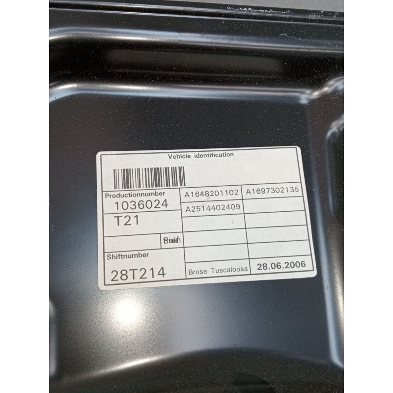 Recambio de elevalunas trasero izquierdo para mercedes-benz clase r (w251, v251) r 320 cdi 4-matic (251.022, 251.122) referencia