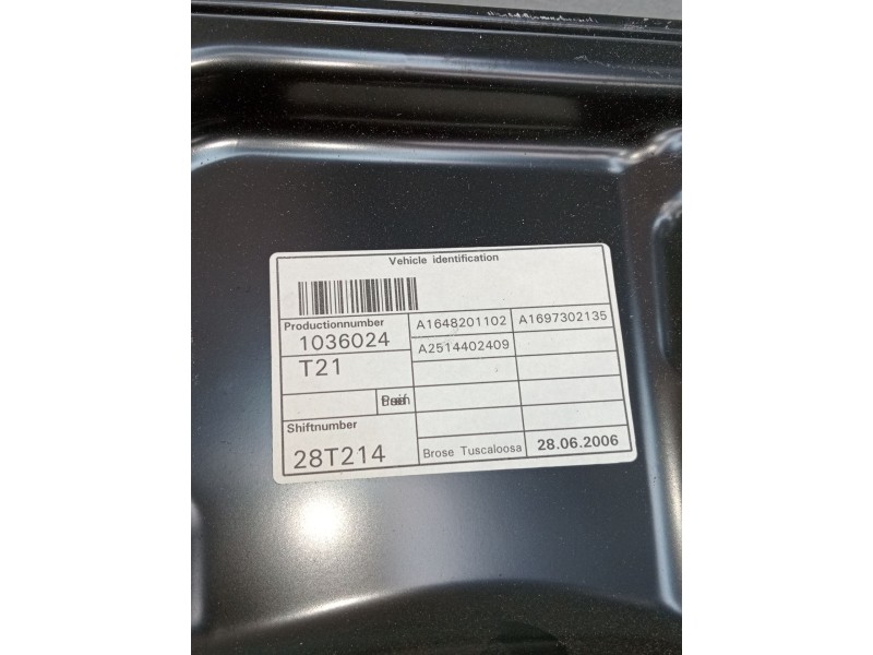 Recambio de elevalunas trasero izquierdo para mercedes-benz clase r (w251, v251) r 320 cdi 4-matic (251.022, 251.122) referencia