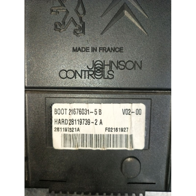 Recambio de caja reles / fusibles para peugeot 307 (3a/c) 1.6 16v referencia OEM IAM 216760315B 281197392A 2005