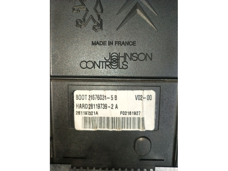 Recambio de caja reles / fusibles para peugeot 307 (3a/c) 1.6 16v referencia OEM IAM 216760315B 281197392A 2005