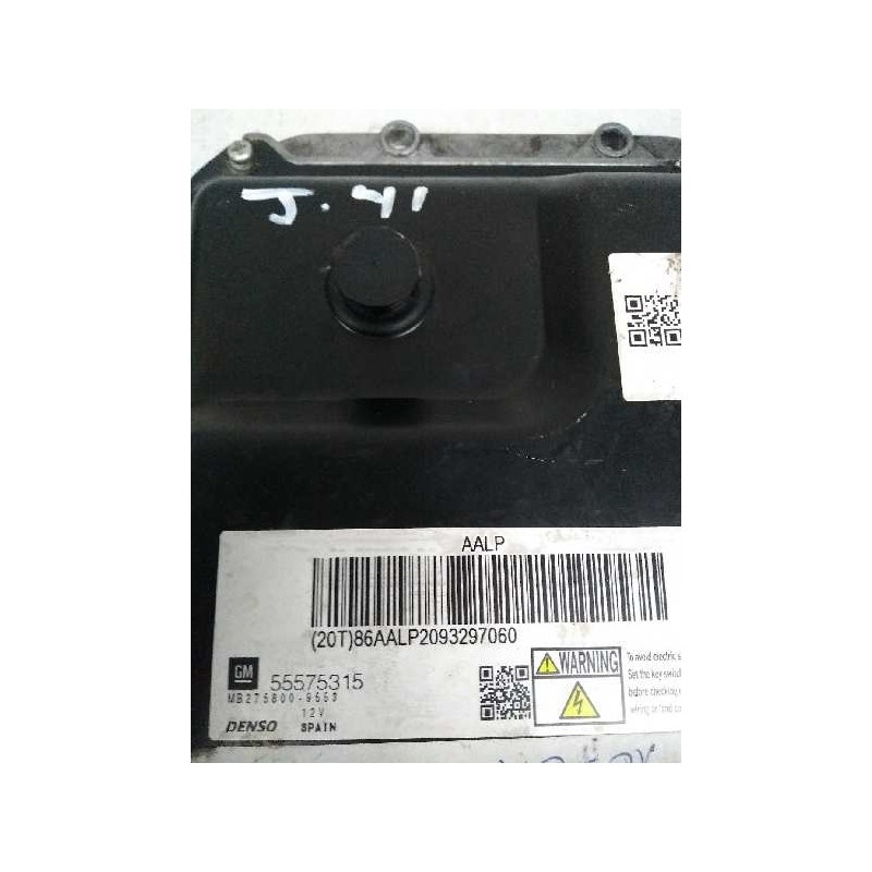 Recambio de centralita motor uce para opel astra j lim. 1.7 16v cdti referencia OEM IAM 55575315 MB2758009553 AALP