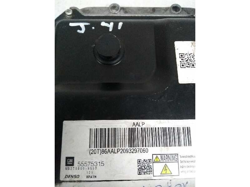 Recambio de centralita motor uce para opel astra j lim. 1.7 16v cdti referencia OEM IAM 55575315 MB2758009553 AALP