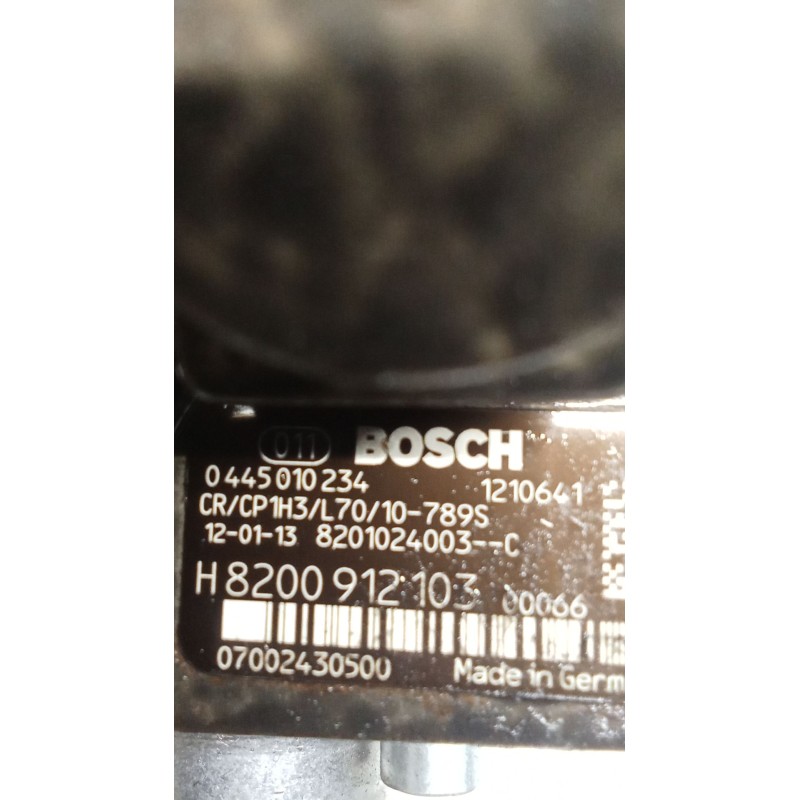 Recambio de bomba inyeccion para renault master iii furgoneta (fv) 2.3 dci 125 fwd (fv0c, fv0d, fv0g, fv0h, fv0j, fv0k) referenc
