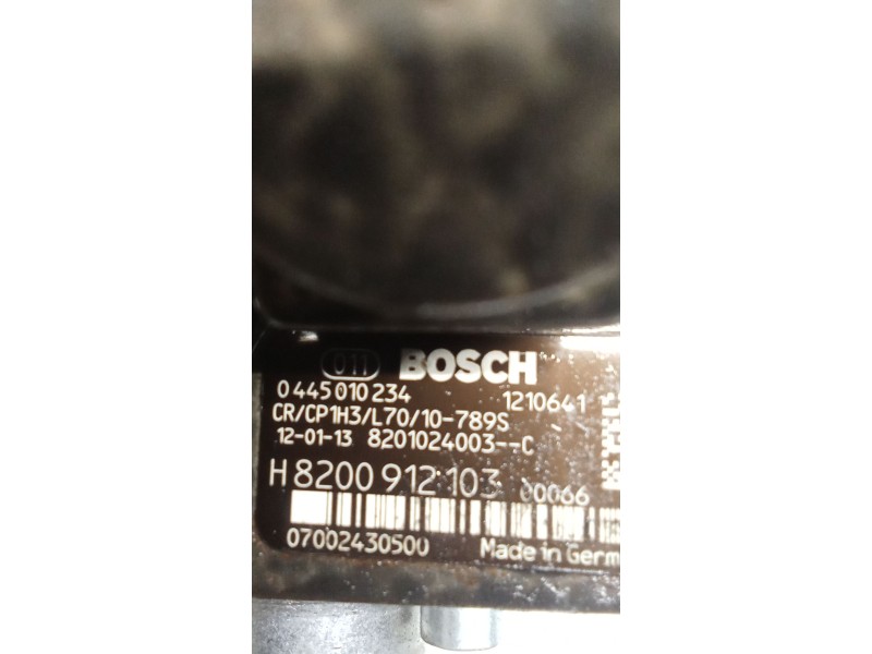Recambio de bomba inyeccion para renault master iii furgoneta (fv) 2.3 dci 125 fwd (fv0c, fv0d, fv0g, fv0h, fv0j, fv0k) referenc