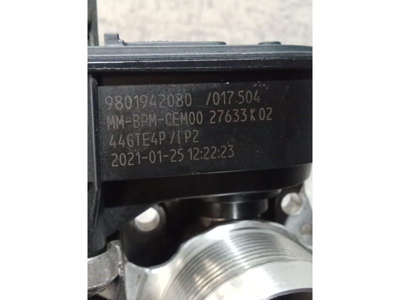 Recambio de caja mariposa para opel crossland x / crossland (p17, p2qo) 1.2 (75) referencia OEM IAM 9801942080 27633K02 21