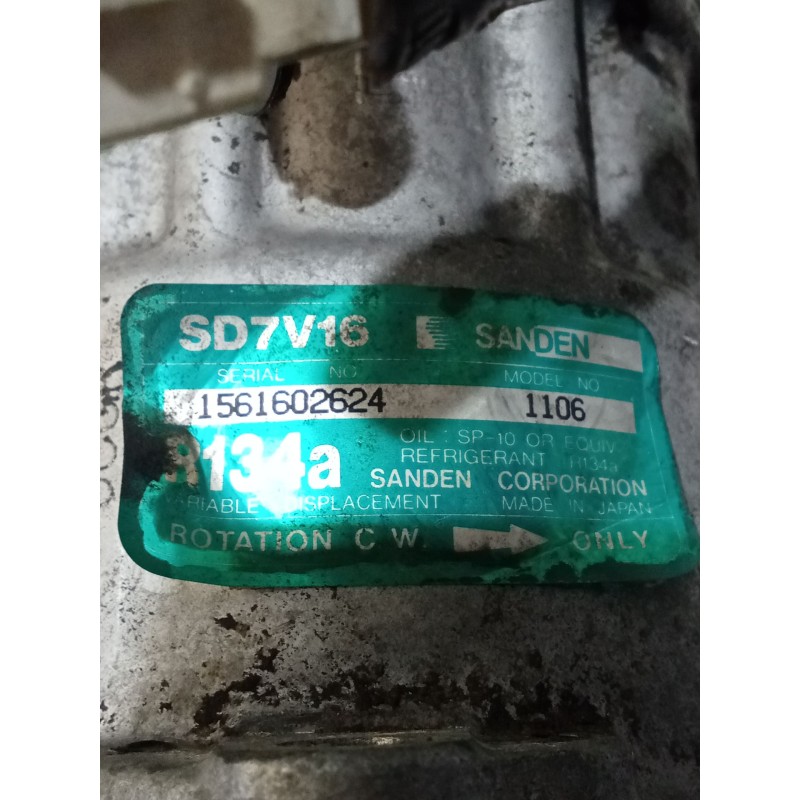 Recambio de compresor aire acondicionado para peugeot 406 (8b) 1.9 td referencia OEM IAM 1561602624 1106 95