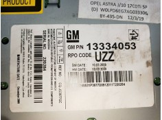 Recambio de sistema audio / radio cd para opel astra j lim. 1.7 16v cdti referencia OEM IAM 13334053   2