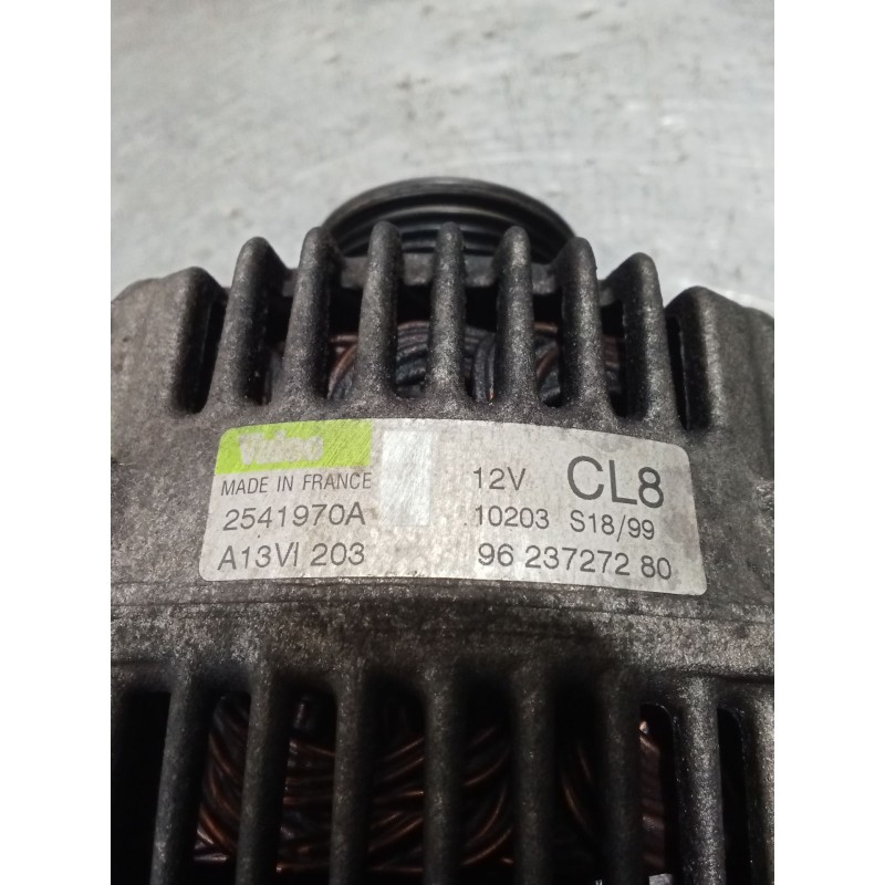 Recambio de alternador para peugeot 206 hatchback (2a/c) 1.6 i referencia OEM IAM 9623727280 2541970A 98