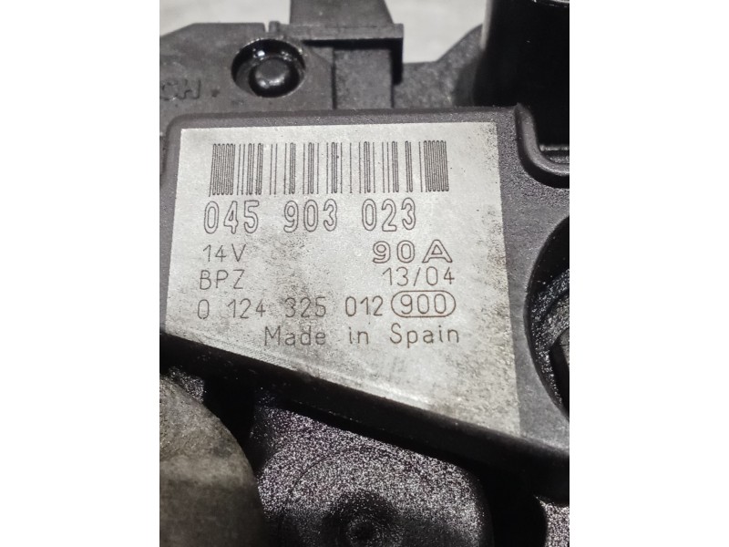 Recambio de alternador para skoda fabia i (6y2) 1.4 tdi referencia OEM IAM 045903023 0124325012 90A