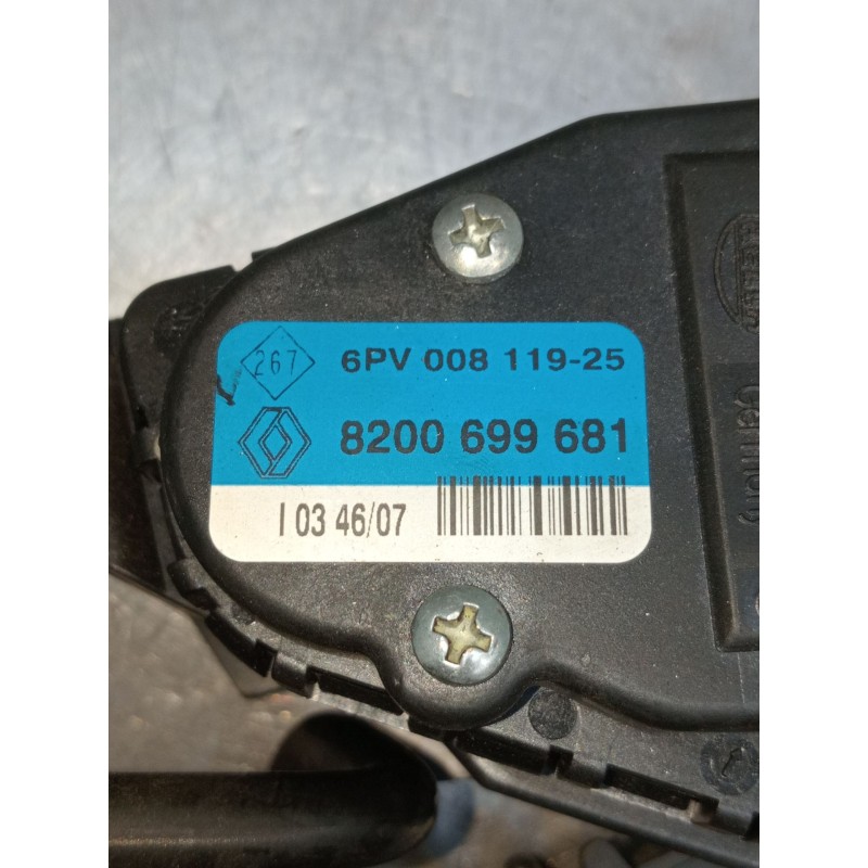 Recambio de potenciometro pedal para renault clio ii (bb_, cb_) 1.5 dci (b/cb3m) referencia OEM IAM 8200699681 6PV00811925 2001
