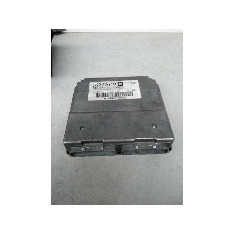 Recambio de centralita motor uce para opel astra g berlina 1.6 referencia OEM IAM 16227049 D98003 DBHR MF