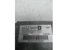 Recambio de centralita motor uce para opel astra g berlina 1.6 referencia OEM IAM 16227049 D98003 DBHR MF 2