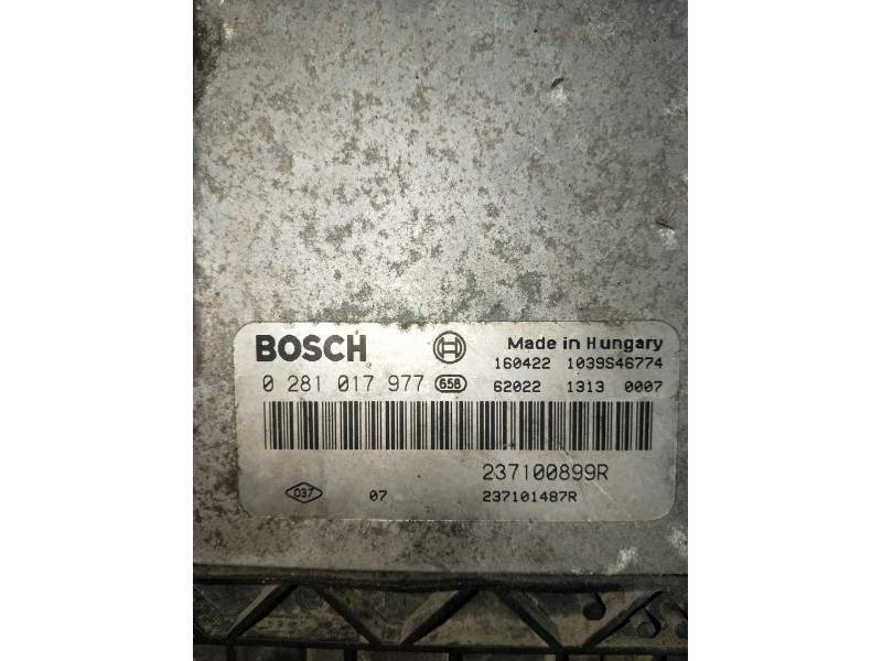 Recambio de centralita motor uce para renault master iii furgoneta (fv) 2.3 dci 125 fwd (fv0c, fv0d, fv0g, fv0h, fv0j, fv0k) ref