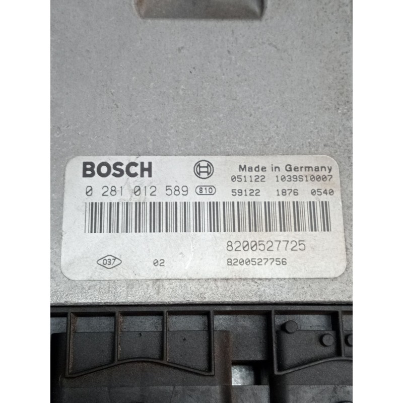 Recambio de centralita motor uce para renault megane ii station wagon (km0/1_) 1.9 dci referencia OEM IAM 0281012589 8200527725 
