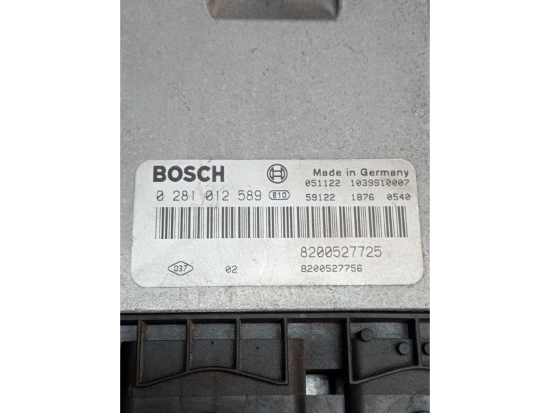 Recambio de centralita motor uce para renault megane ii station wagon (km0/1_) 1.9 dci referencia OEM IAM 0281012589 8200527725 