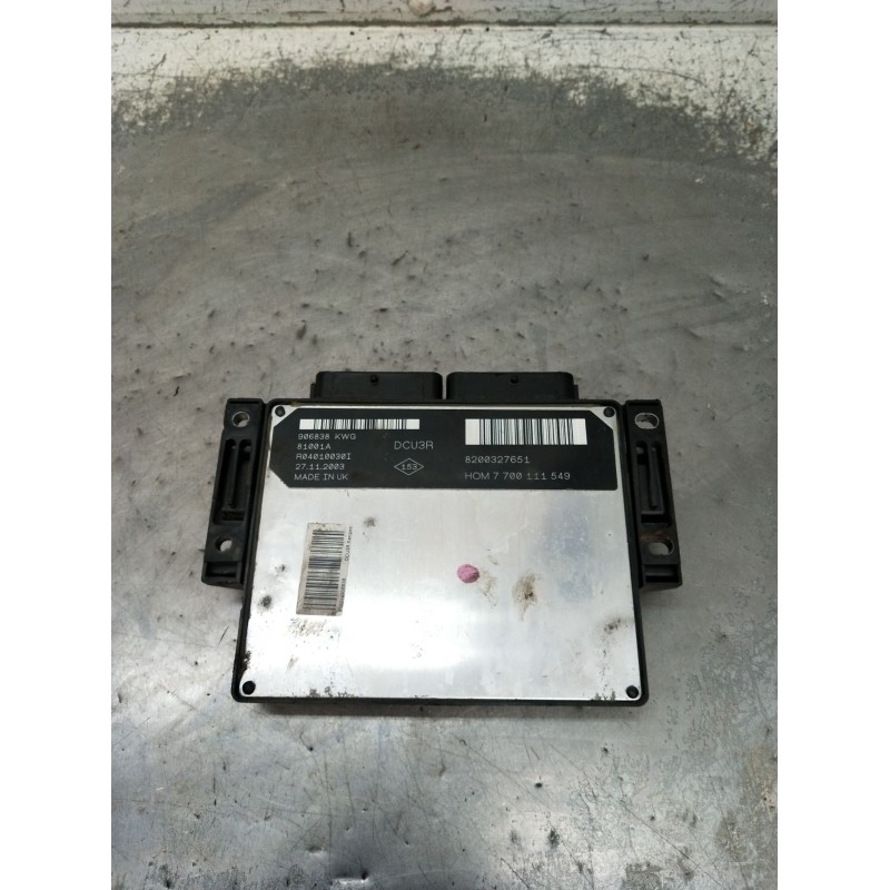 Recambio de centralita motor uce para renault kangoo express (fc0/1_) d 65 1.9 (fc0e, fc02, fc0j, fc0n) referencia OEM IAM 82003
