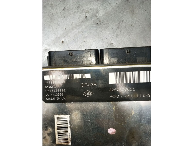 Recambio de centralita motor uce para renault kangoo express (fc0/1_) d 65 1.9 (fc0e, fc02, fc0j, fc0n) referencia OEM IAM 82003