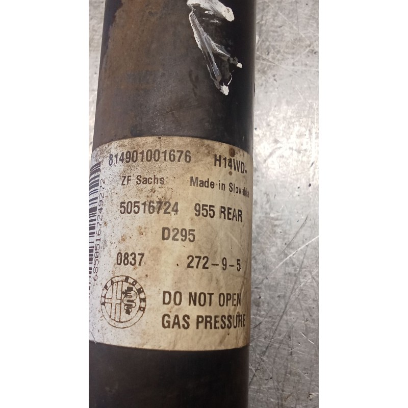 Recambio de amortiguador trasero izquierdo para alfa romeo mito (955_) 1.4 (955axb1b) referencia OEM IAM 50516724  08