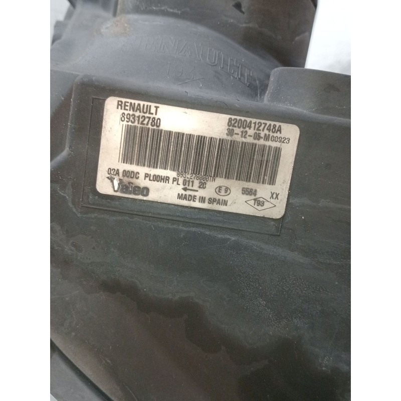 Recambio de faro derecho para renault megane ii station wagon (km0/1_) 1.9 dci referencia OEM IAM 8200412748A XENON 89312780 200