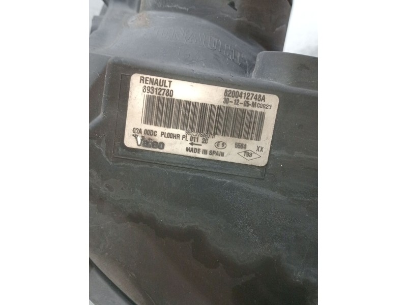 Recambio de faro derecho para renault megane ii station wagon (km0/1_) 1.9 dci referencia OEM IAM 8200412748A XENON 89312780 200