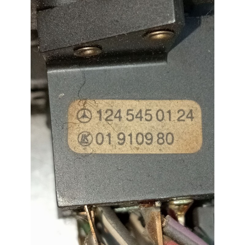 Recambio de mando luces para mercedes-benz 124 sedán (w124) 300 d (124.130) referencia OEM IAM 1245450124 01910980 1989