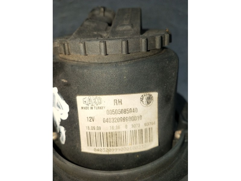 Recambio de faro antiniebla derecho para alfa romeo mito (955_) 1.4 (955axb1b) referencia OEM IAM 00505085940  2008