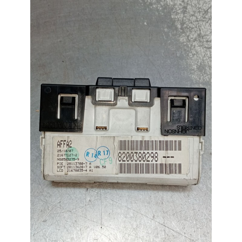 Recambio de pantalla multifuncion para renault clio ii (bb_, cb_) 1.5 dci (b/cb3m) referencia OEM IAM 8200380298 216771272 2001