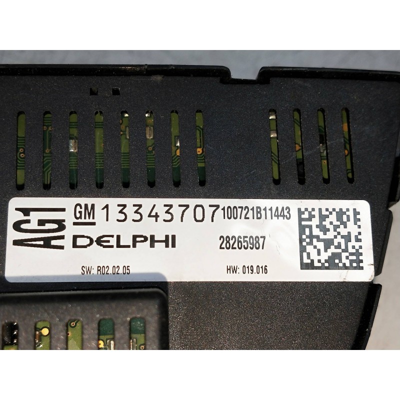 Recambio de mando calefaccion / aire acondicionado para opel astra j lim. 1.7 16v cdti referencia OEM IAM 13343707 28265987 