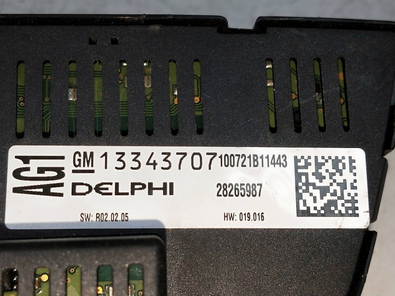 Recambio de mando calefaccion / aire acondicionado para opel astra j lim. 1.7 16v cdti referencia OEM IAM 13343707 28265987 