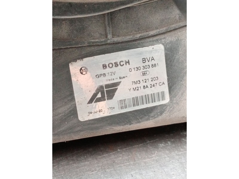 Recambio de electroventilador para seat alhambra (7v8, 7v9) 1.9 tdi referencia OEM IAM 0130303881 7M3121203 2001