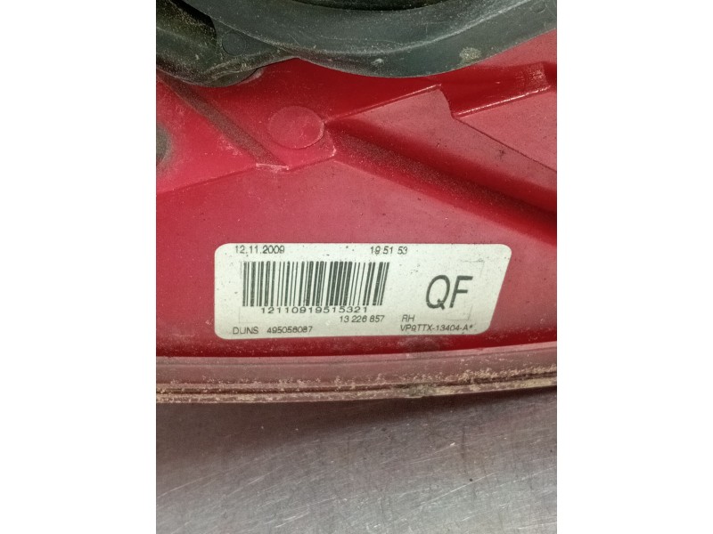 Recambio de piloto trasero derecho para opel insignia a sports tourer (g09) 2.0 cdti (35) referencia OEM IAM 13226857 495058087 