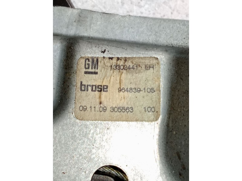 Recambio de elevalunas trasero izquierdo para opel insignia a sports tourer (g09) 2.0 cdti (35) referencia OEM IAM 13302441 5P 9