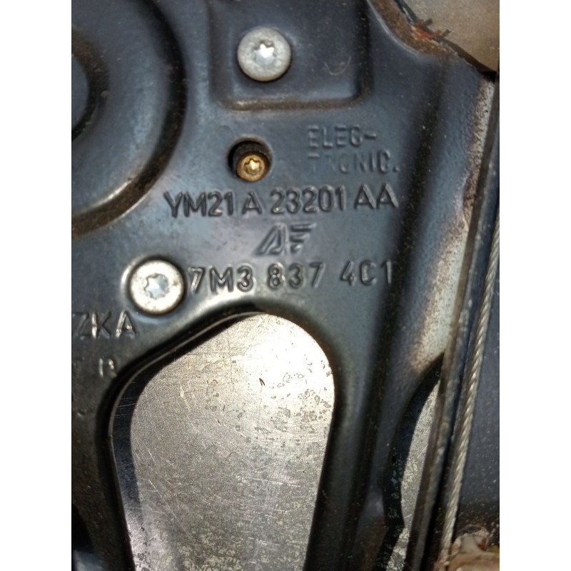 Recambio de elevalunas delantero izquierdo para seat alhambra (7v8, 7v9) 1.9 tdi referencia OEM IAM 7M38374C1 5P 2001