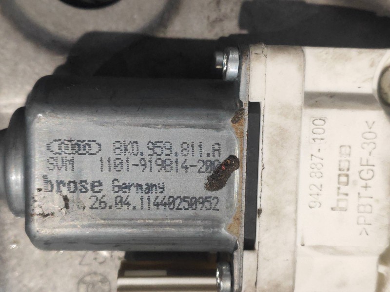 Recambio de elevalunas trasero izquierdo para skoda suberb (3t4) exclusive referencia OEM IAM 8K0959811A 1101919814200 3T0839461