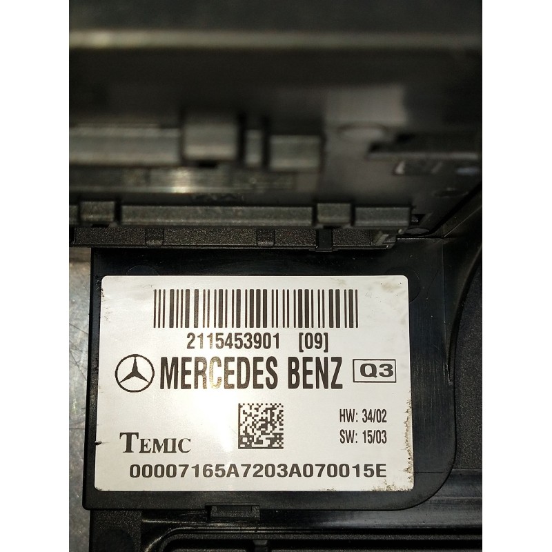 Recambio de caja reles / fusibles para mercedes-benz clase e (w211) e 270 cdi (211.016) referencia OEM IAM 2115453901  2002
