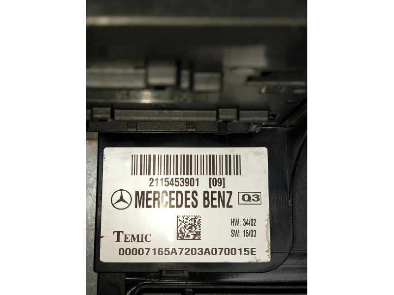 Recambio de caja reles / fusibles para mercedes-benz clase e (w211) e 270 cdi (211.016) referencia OEM IAM 2115453901  2002