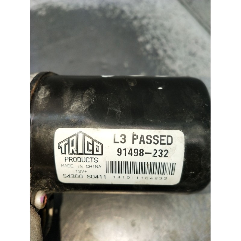 Recambio de motor limpia delantero para opel combo furgoneta/monovolumen 1.7 di 16v referencia OEM IAM 91498232  2001