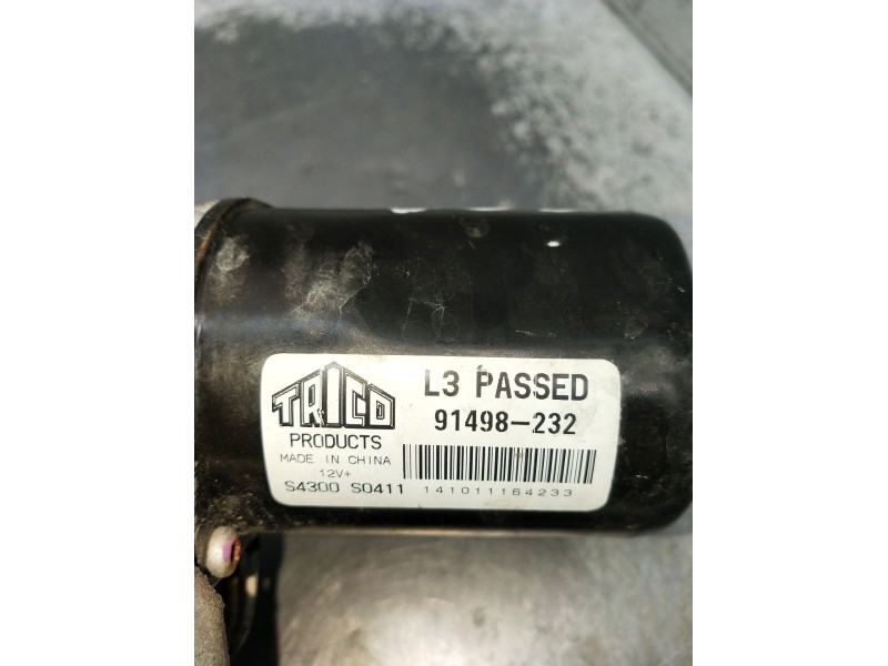 Recambio de motor limpia delantero para opel combo furgoneta/monovolumen 1.7 di 16v referencia OEM IAM 91498232  2001