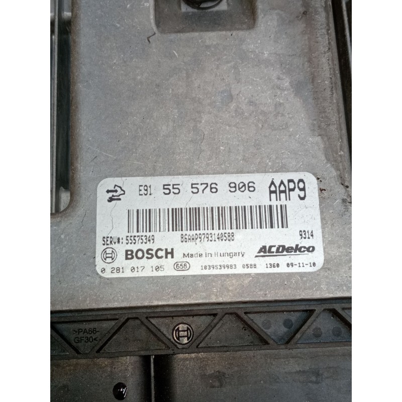 Recambio de centralita motor uce para opel insignia a sports tourer (g09) 2.0 cdti (35) referencia OEM IAM 0281017105 55576906 5