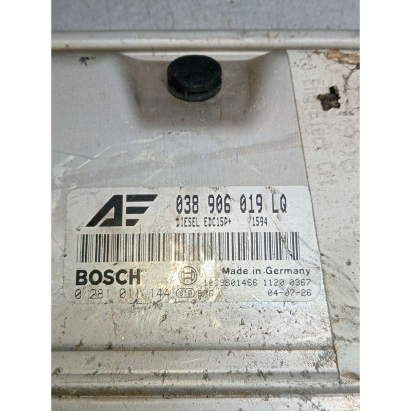 Recambio de centralita motor uce para seat alhambra (7v8, 7v9) 1.9 tdi referencia OEM IAM 0281011144 038906019 1039S01466 2001