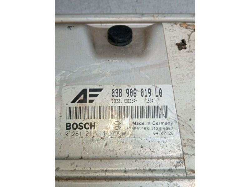 Recambio de centralita motor uce para seat alhambra (7v8, 7v9) 1.9 tdi referencia OEM IAM 0281011144 038906019 1039S01466 2001