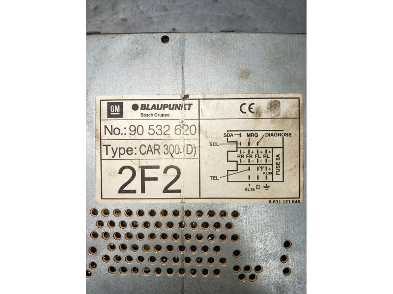Recambio de sistema audio / radio cd para opel combo furgoneta/monovolumen 1.7 di 16v referencia OEM IAM 90532620  2001