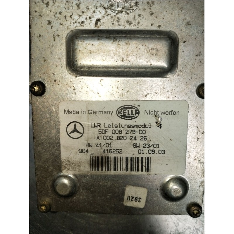 Recambio de centralita faros xenon para mercedes-benz clase e (w211) e 270 cdi (211.016) referencia OEM IAM 5DF00827900 A0028202