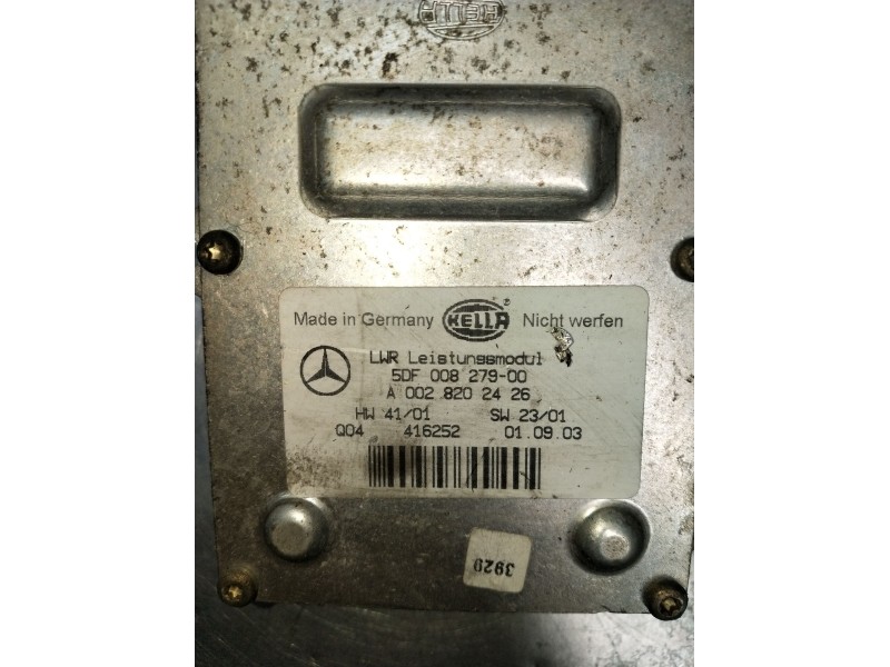Recambio de centralita faros xenon para mercedes-benz clase e (w211) e 270 cdi (211.016) referencia OEM IAM 5DF00827900 A0028202