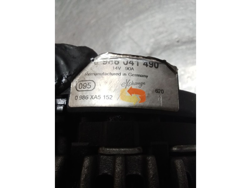 Recambio de alternador para seat cordoba (6k1, 6k2) 1.9 tdi referencia OEM IAM 0988041490 90A 