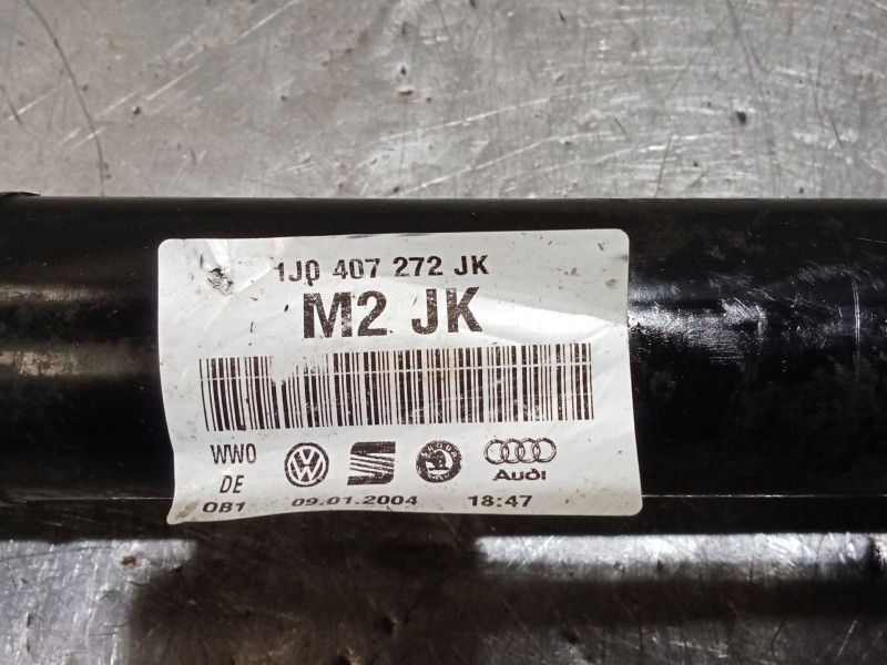 Recambio de transmision delantera izquierda para skoda octavia i (1u2) 1.9 tdi referencia OEM IAM 1J0407272JK  00