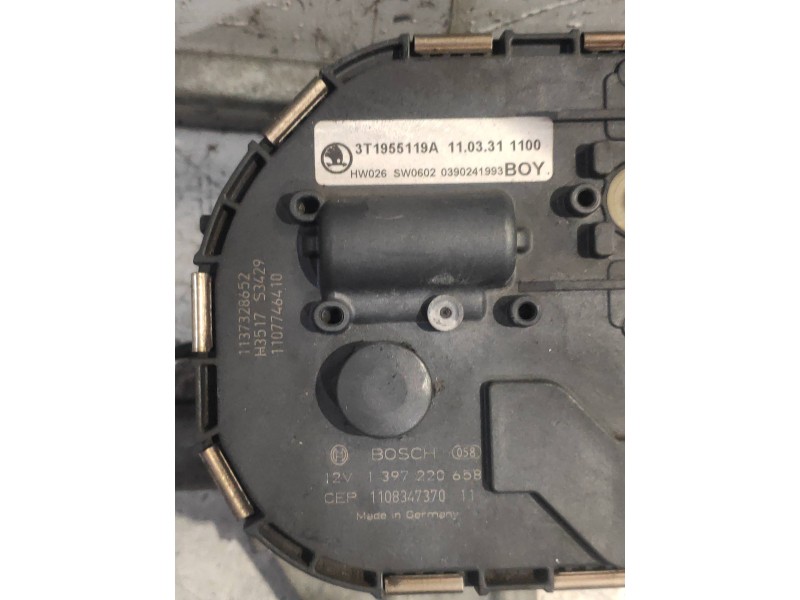 Recambio de motor limpia delantero para skoda suberb (3t4) exclusive referencia OEM IAM 3T1955119A 1397220658 3397020927 3T19550